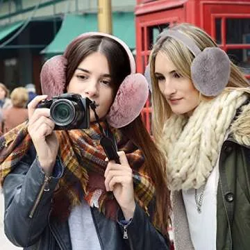 SATINIOR Foldable Ear Muffs for Cold Weather Women