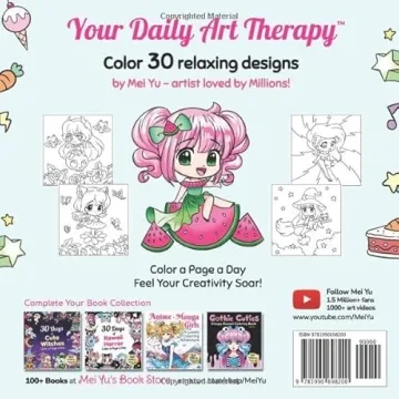 Color Your World with 30 Days of Chibis Coloring Book