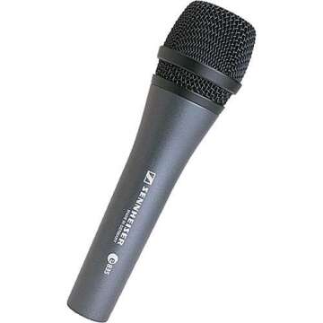 Sennheiser 3x e 835 Wired Cardioid Handheld Dynamic Lead Vocal Stage Microphone with Clip - With 3x Pyle PPMCL15 15ft Symmetric Microphone Cable, XLR Female to XLR Male