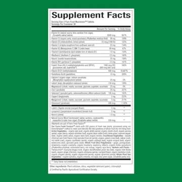 Natural Factors, Men's Multivitamin & Mineral, 1 Serving Contains Nutrition Equivalent to ½ lb of V...