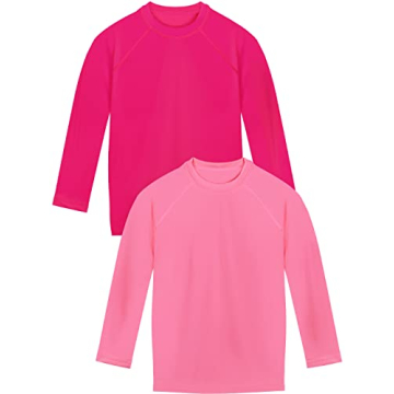 Poroka Girls UPF 50+ Sun Protective Swim Shirts
