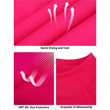 Poroka Girls UPF 50+ Sun Protective Swim Shirts