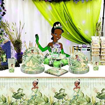 Princess Party Tableware Set for 16 Guests - RenbangUS