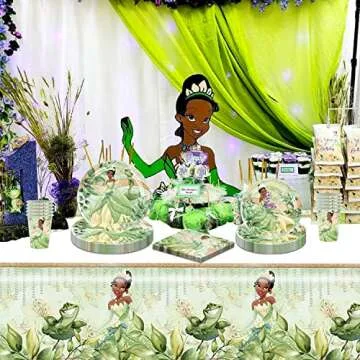 Princess Party Tableware Set for 16 Guests - RenbangUS