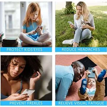 ZSHMJMJ Anti Blue Light Screen Protectors for Galaxy A15