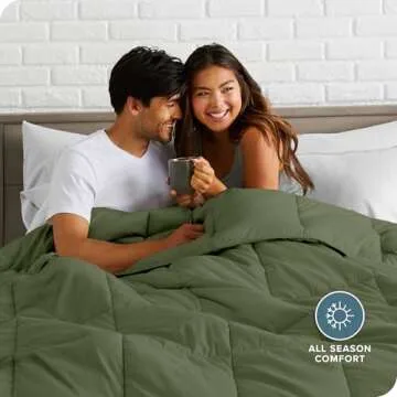 Bare Home Comforter Set Ultra-Soft Goose Down Alternative