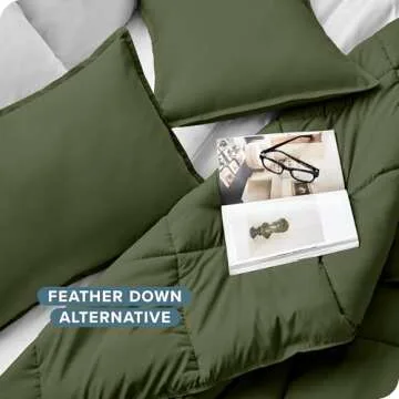 Bare Home Comforter Set Ultra-Soft Goose Down Alternative