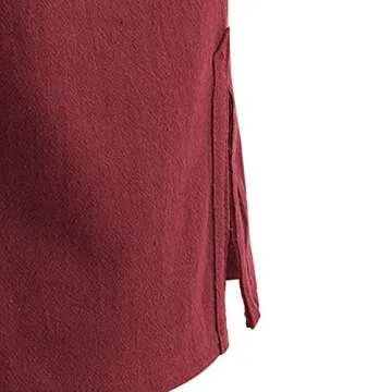 Moomphya Men's Pirate Renaissance Gothic Medieval Shirt