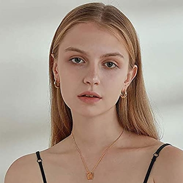 Stylish Chunky Gold Hoop Earrings for Women