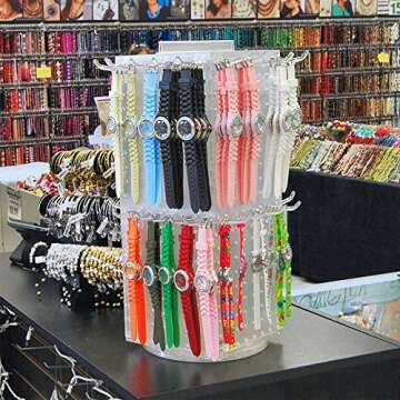 Azar Displays Four-Sided Revolving Pegboard Counter Display