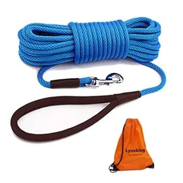 Lynxking Check Cord Dog Leash Long Lead Training Tracking Line Comfortable Handle Heavy Duty Puppy R...