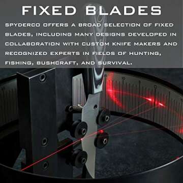 Spyderco Proficient Fixed Blade Knife - Black Carbon Fiber Handle, PlainEdge, Full-Flat Grind, CPM S90V Steel Blade, Includes Leather Sheath - FB36CFP