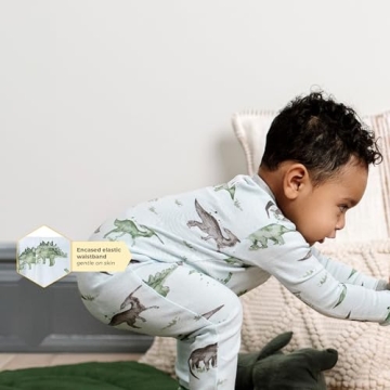 Burt's Bees Baby Boys Pajamas 2-Piece Set 3T