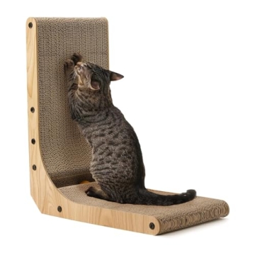 Wall Mounted Cat Scratcher - FUKUMARU 18.7 Inch
