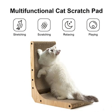Wall Mounted Cat Scratcher - FUKUMARU 18.7 Inch