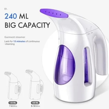 HiLIFE Portable Steamer for Effective Wrinkle Removal