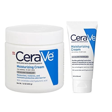 CeraVe Moisturizing Cream Combo Pack with Pump & Travel Size
