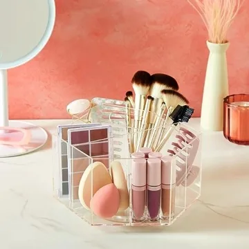 Bright Creations 360 Degree Spinning Desk Organizer for Easy Access