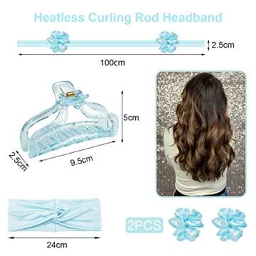 Heatless Curling Rod Headband for Beautiful Curls