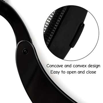 G2PLUS Folding Eyelash Comb - Precision Lash & Brow Tool