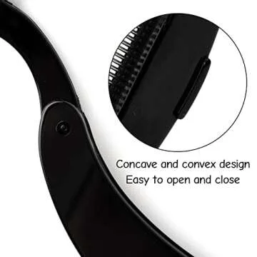G2PLUS Folding Eyelash Comb - Precision Lash & Brow Tool