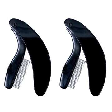 G2PLUS Folding Eyelash Comb - Precision Lash & Brow Tool