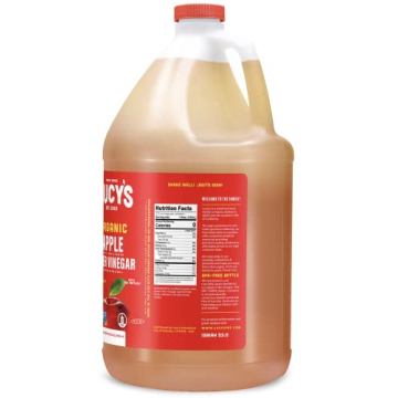 Lucy's Organic Apple Cider Vinegar - Raw & Unfiltered Gallon