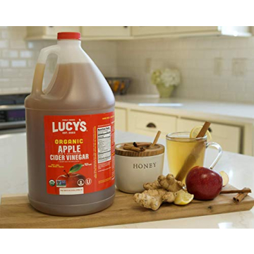 Lucy's Organic Apple Cider Vinegar - Raw & Unfiltered Gallon