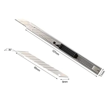 FOSHIO Utility Knife Set with 30 Blades for Crafting, 3 Pack