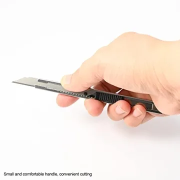 FOSHIO Utility Knife Set with 30 Blades for Crafting, 3 Pack