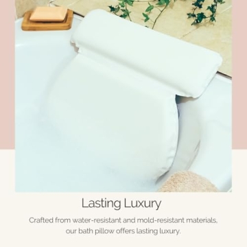 Monsuri Luxurious Bath Pillow - Elite Comfort for Baths