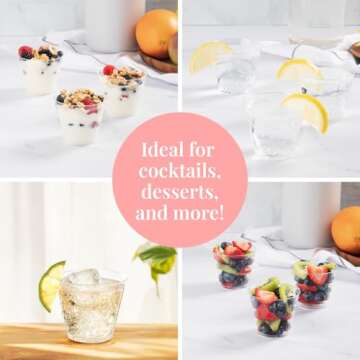 Small Clear Plastic Cups 200 Pack for Every Occasion