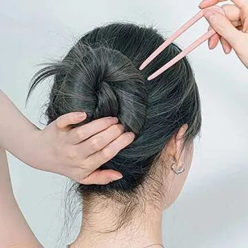 Colorful 8 Pack U Shaped Hair Pins for Women Girls