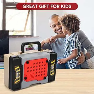 Kids Tool Bench, Toddler Toy Workbench and Tool Playset, Play Tool Bench Workshop for Boys, Pretend Play Construction Tool Toys for Toddler, Christmas Birthday Gift for Kids