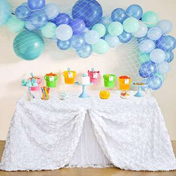 Elegant B-COOL White Table Cloth for Weddings and Parties