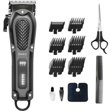 Haokry Hair Clippers for Men Professional - Cordless&Corded Barber Clippers for Hair Cutting & Groom...