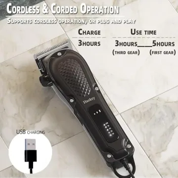 Haokry Hair Clippers - Cordless and Corded Grooming Set