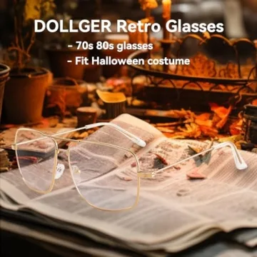 Stylish Dollger Classic Eyewear for Men and Women Gold