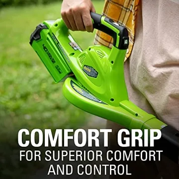 Lightweight Greenworks 40V Leaf Blower/Sweeper for Lawn Care