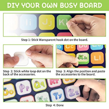 TenFans Busy Board Montessori Toy for Toddlers