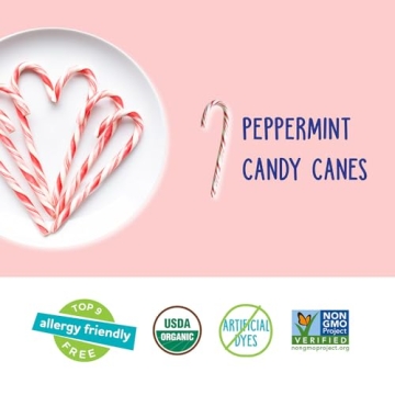 Allergy Friendly YumEarth Organic Peppermint Candy Canes