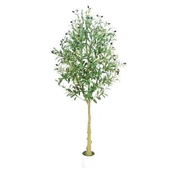 Skinny Olive Tree 6ft Fake Tree for Home Decor