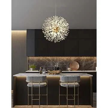 Buy Mivenda Gold Crystal Chandeliers for Elegant Lighting