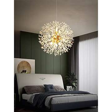 Buy Mivenda Gold Crystal Chandeliers for Elegant Lighting