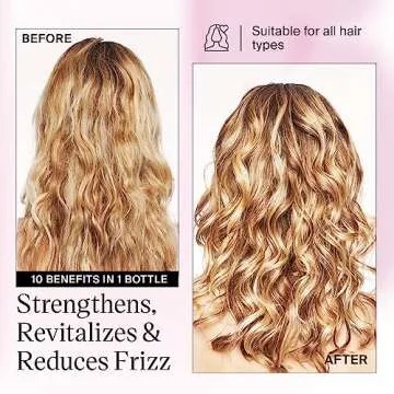 EVANYC Hair Conditioner, Mane Magic 10-in-1, 8.8 fl oz, Sulfate Free, Strengthening Conditioner for Dry Hair and All Hair Types, GMO-Free, Vegan, Plant Protein, Argan Oil, Baobab Seed Oil