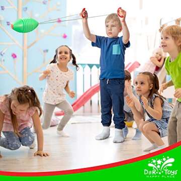 YUPITITOY Sliding Zoom Ball for Kids - Exercise & Fitness, Plastic, 1