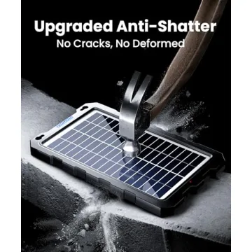 POWOXI 7.5W Solar Battery Charger for Cars and Boats