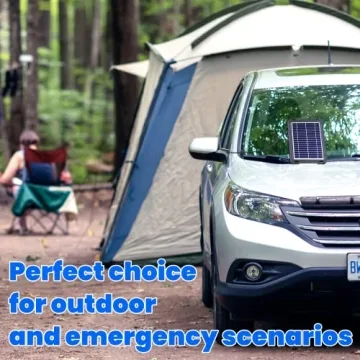 POWOXI 7.5W Solar Battery Charger for Cars and Boats