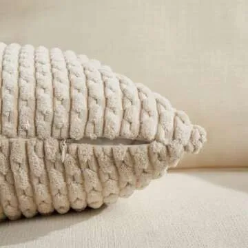 Boho Tan Lumbar Pillow Cover 12x24 for Stylish Decor