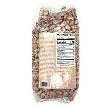 Italian Borlotti Cranberry Beans - 1.1lb Pack of 1
